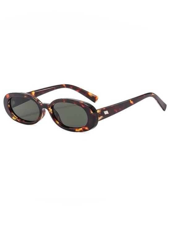 Accessories - RETRO 90s OVAL ACETATE FRAME UV400 EYEWEAR
SUNGLASSES Tortoiseshell